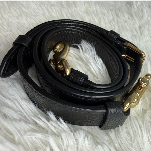 COACH Black Gold Replacement Strap - Picture 2 of 7